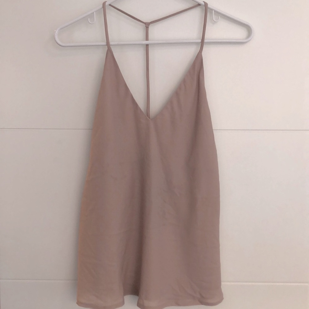 Nude/tan blouse